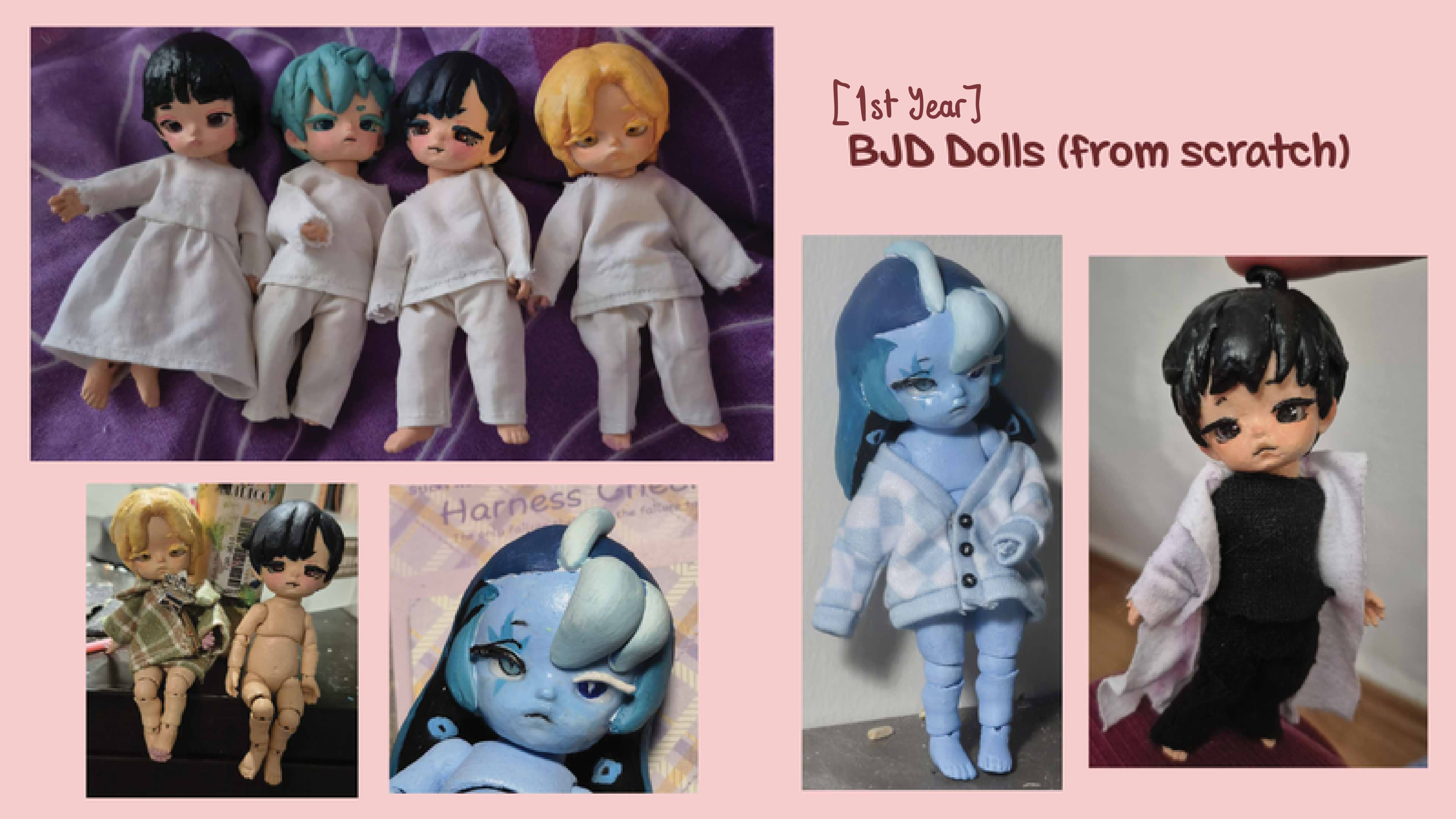 BJD dolls — sculpted from scratch