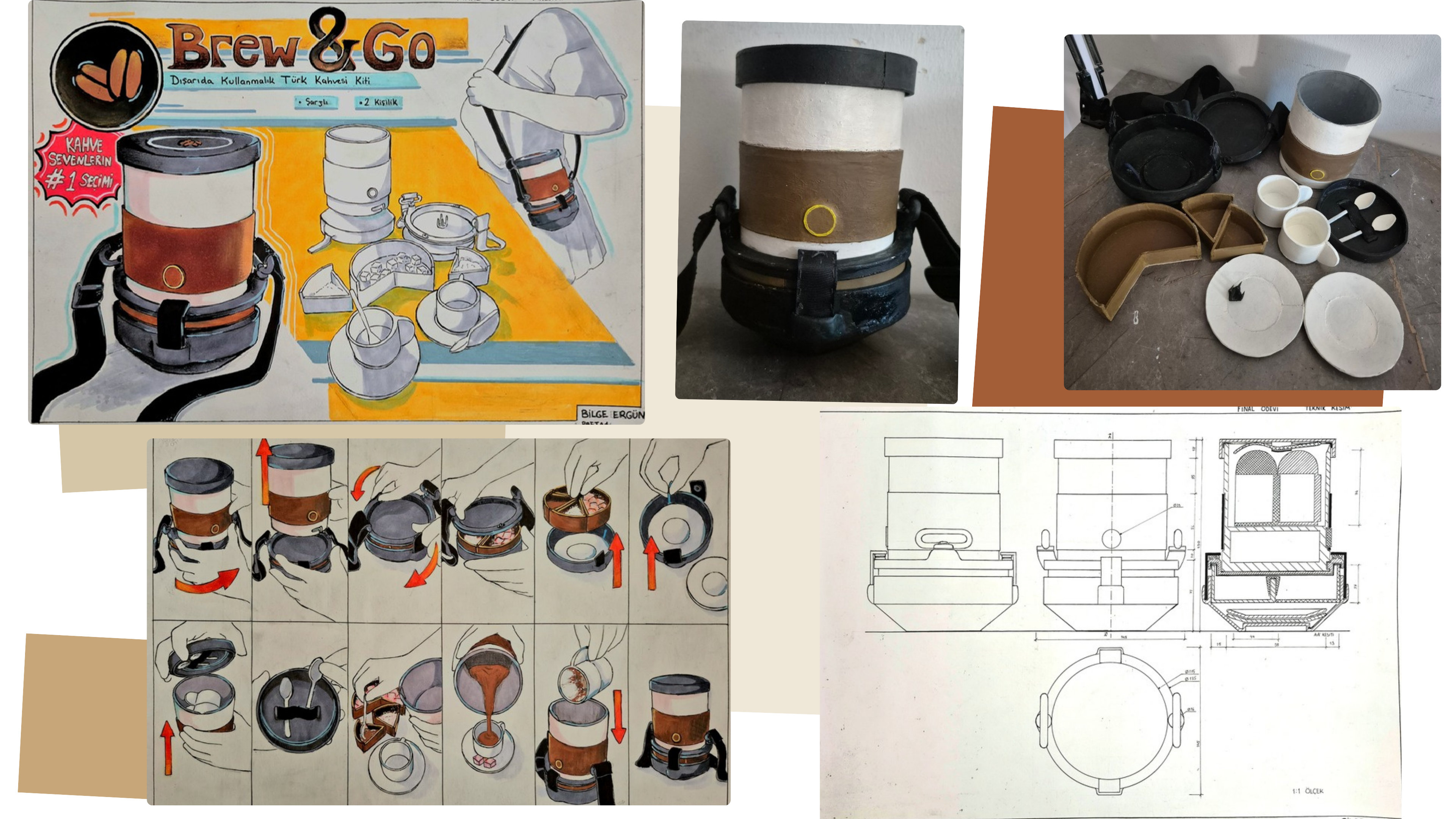 Brew & Go — final presentation board