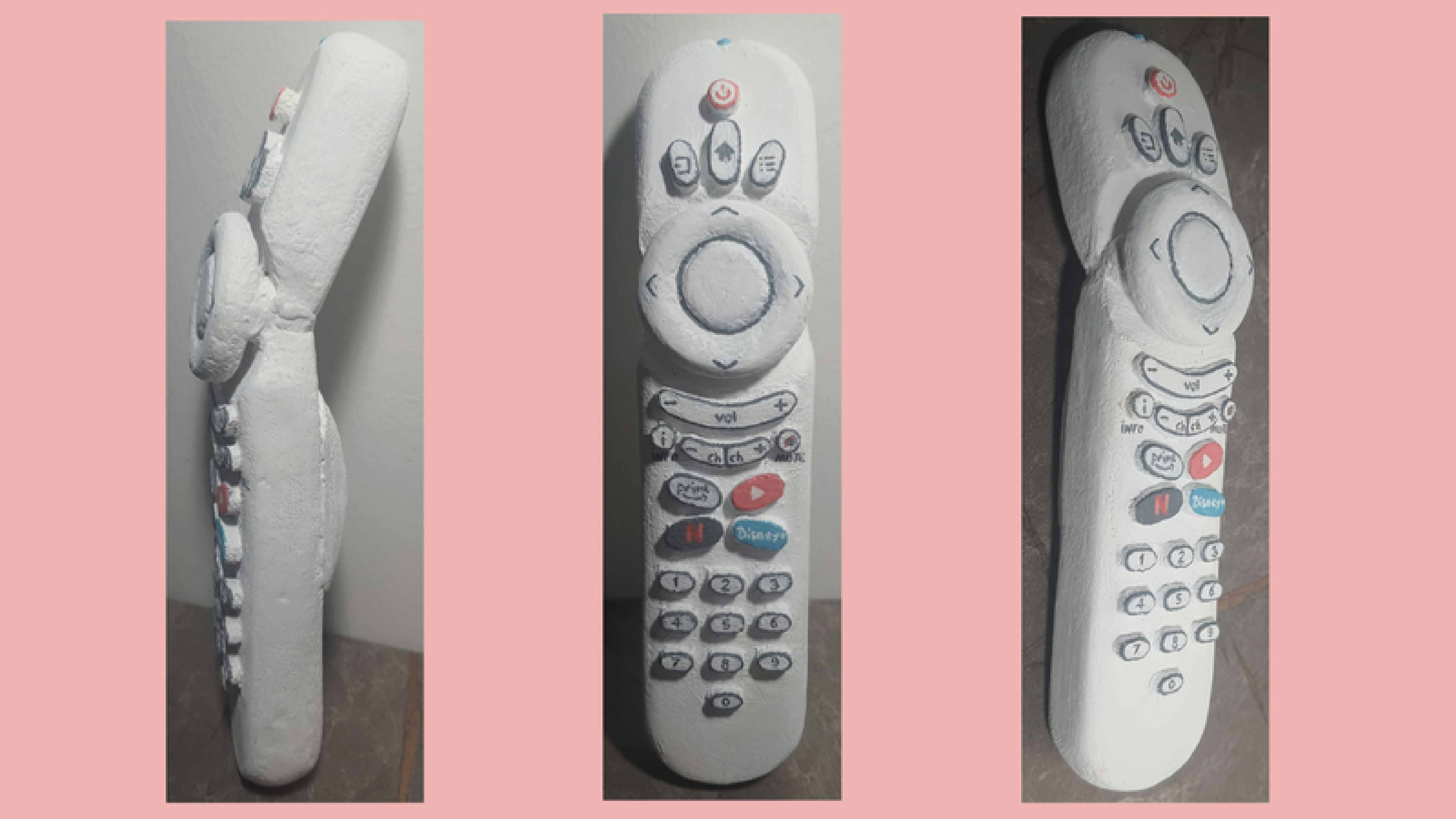 Smart remote — painted foam model